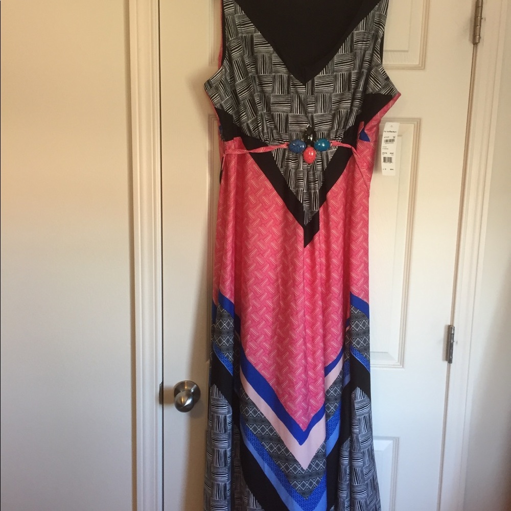 Multi-colored Maxi Dess